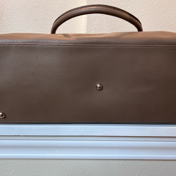 Furla Taupe Leather Twist lock Shoulder bag - Picture 4 of 7